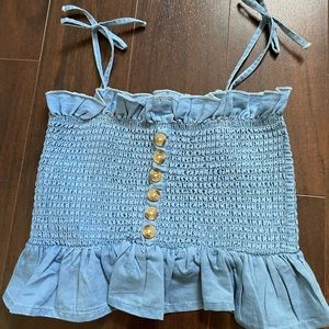blue top size small